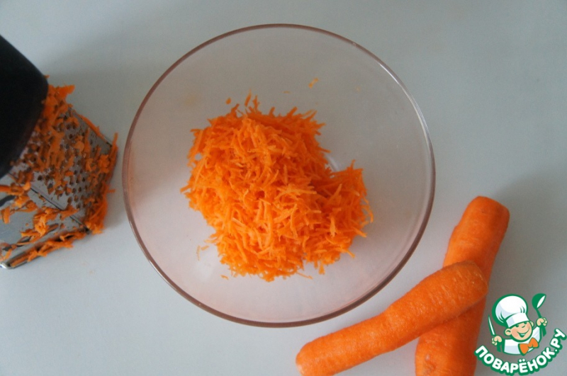 Цельнозерновой морковный кекс