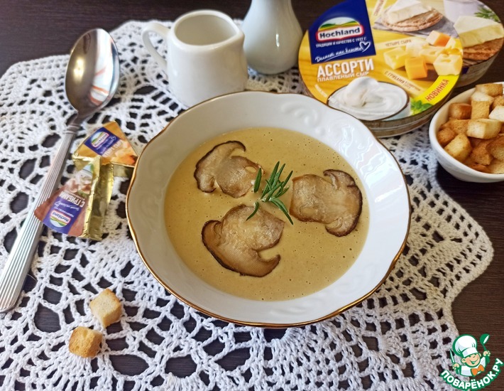 Крем-суп из белых грибов