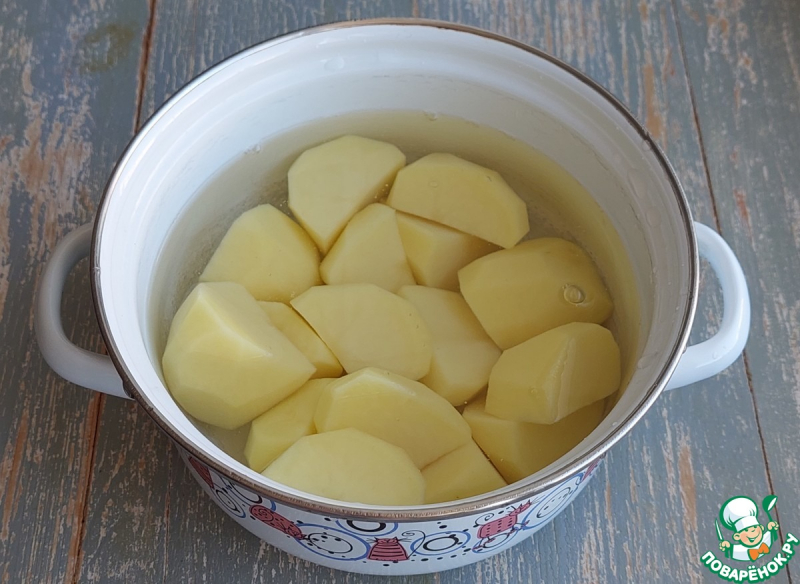 Пирожки с картошкой и плавленым сыром