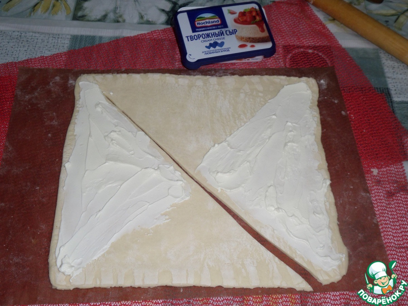 Пирожки со щавелем и сыром