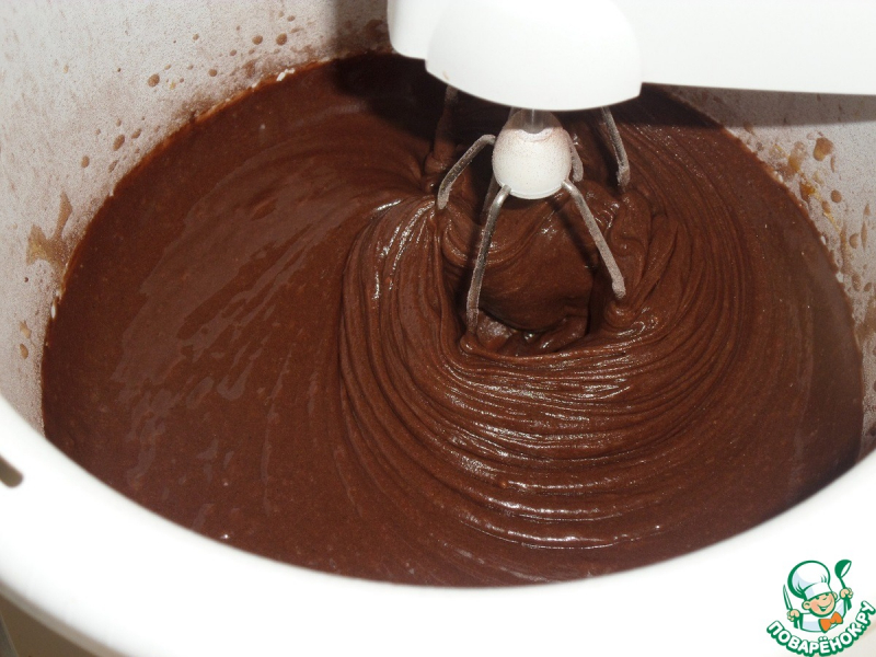 Шоколадно-тыквенный кекс с полентой