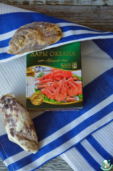 Сырный паштет с морепродуктами