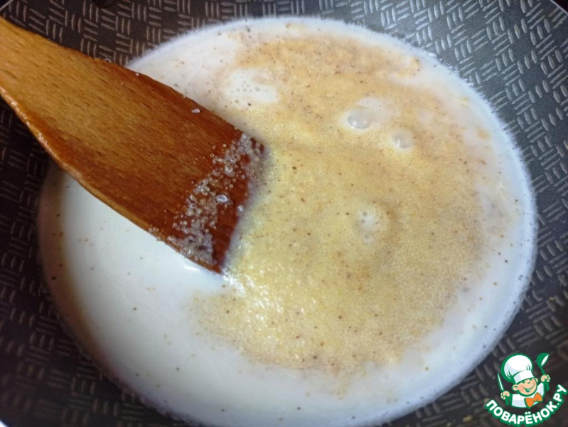 Жареная кукурузная каша с кокосовым сахаром