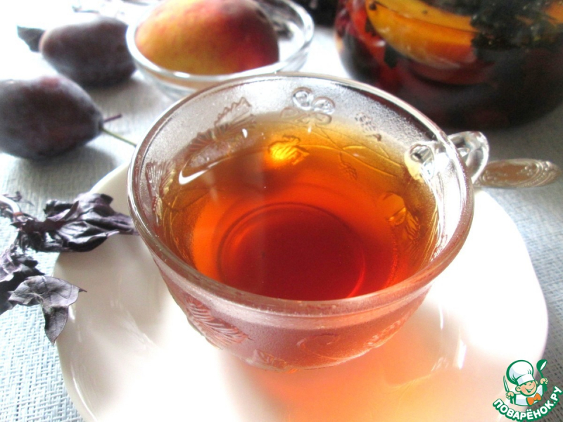 Жасминовый чай с фруктами